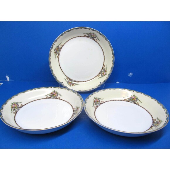 Noritake "M" Mariana Coupe Soup Bowls 7 3/8" Bundle of 3 Discontinued - Picture 5 of 12